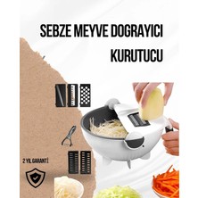 Epilons Döner Mekanizmalı Rende Bıçaklı Sebze Dilimleyici Seti