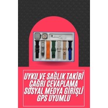 Epilons Akıllı Saat Unisex Akıllı Saat Çoklu Kordon Seçeneği Çelik Kordon Plastik Kordon