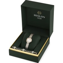 Hislon QL220T-02STS (Set) Bileklik Hediyeli Kadın Kol Saati