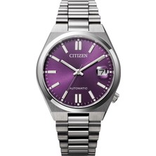 Citizen NJ0200-50W Erkek Kol Saati Metalik Gri Çelik Kasa 5 ATM Suya Dayanıklı Otomatik
