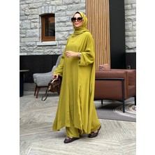 Sevanna Venedik Yırtmaç Detaylıtunik & Pantolon Takım