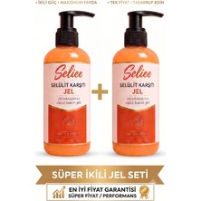 Seliee Sıkılaştırıcı 2'li Jel - Anti Selülit, Bölgesel, Doğum Sonrası Çatlak Karşıtı Nemlendirici & Etkili Fit Görünüm Jeli 250 ml