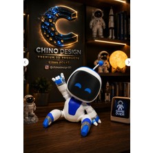 astrobot figür oturan playstation /tek parca renkli özel 3d üretim astrobot/13-15cm