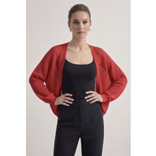 Neden Tekstil Premium Ajurlu İnce Triko Bolero Hırka