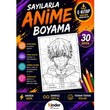Kinder Yayınları Kinder Sayılarla MANGA Boyama E Kitap