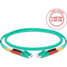 Alfafonet Lc/pc-Lc/pc Multimode Om3 Dupleks 3 Metre Fiber Patch Cord