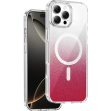 Dunai Store Onegif Apple Iphone 16 Pro Max Sora Simli Magsafe Kapak - Kırmızı
