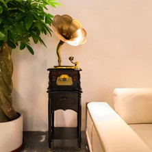 Fennessy F1877-25X Vintage 100W Hifi Gramofon Pikap Plakçalar, Bluetooth, Cd, Radio, USB Çalar