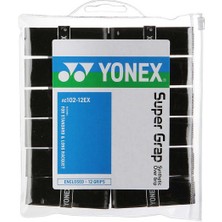 Yonex AC201-12 EX Super Grab 12li Siyah Overgrip