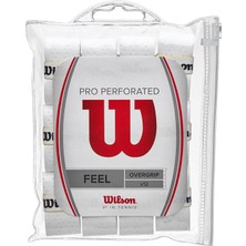 Wilson WRZ4006WH Pro Overgrip Perforated 12li Raket Gribi