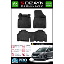 S-Dizayn Nissan Townstar 3D Pro Havuzlu Paspas 2021 Üzeri A+ Kalite