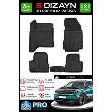 S-Dizayn Opel Mokka 1.2 Hybrid 3D Pro Havuzlu Paspas 2025 Üzeri A+ Kalite