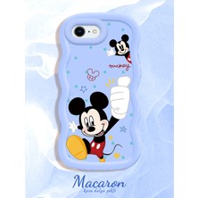 HONTINGA iPhone 6s Plus Uyumlu Kılıf Düşüme Önleyici Basitlik Anti Düşme Kamera Koruyucu Basit Mavi Yumuşak Silikon Couple Telefon Kılıfı Çizgi Film Desen K9-0268