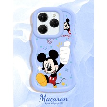 HONTINGA Tecno Spark 20 Pro Uyumlu Kılıf Düşüme Önleyici Basitlik Anti Düşme Kamera Koruyucu Basit Mavi Yumuşak Silikon Couple Telefon Kılıfı Çizgi Film Desen K9-0268