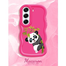 HONTINGA Tecno Camon 40 Pro 5g Uyumlu Kılıf Düşüme Önleyici Basitlik Anti Düşme Kamera Koruyucu Basit Kırmızı Yumuşak Silikon Couple Telefon Kılıfı Panda Desen K9-0266