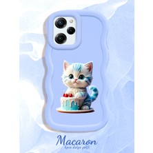HONTINGA Poco X5 Pro 5g Uyumlu Kılıf Düşüme Önleyici Basitlik Anti Düşme Kamera Koruyucu Basit Mavi Yumuşak Silikon Couple Telefon Kılıfı Kedi Desen K9-0265