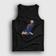 Presmono Unisex Siyah Kylian Mbappe Goal Futbol Atlet