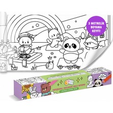 İndigo Çocuk Yapışkanlı Kocaman Rulo Boyama - Cosy