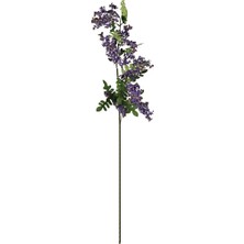 Dekorsende Yapay Bahar Dalı Mor Yeşil 130 cm