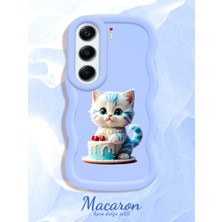 HONTINGA Tecno Camon 40 Uyumlu Kılıf Düşüme Önleyici Basitlik Anti Düşme Kamera Koruyucu Basit Mavi Yumuşak Silikon Couple Telefon Kılıfı Kedi Desen K9-0265