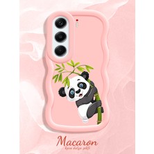 HONTINGA Tecno Camon 40 Pro 5g Uyumlu Kılıf Düşüme Önleyici Basitlik Anti Düşme Kamera Koruyucu Basit Pembe Yumuşak Silikon Couple Telefon Kılıfı Panda Desen K9-0266