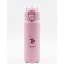U.S. Polo Assn. Paslanmaz Çelik Termos Matara Pipetli ve Normal Içme Seçenekli Stainless 600 ml