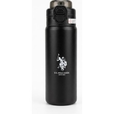 U.S. Polo Assn. Paslanmaz Çelik Termos Matara Pipetli ve Normal Içme Seçenekli Stainless 600 ml