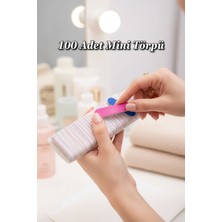 100 Adet Mini Törpü Çift Yönlü Törpü Easy Beauty