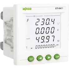 Wago 879-8411 Pano Tipi Üç Fazlı Güç ve Enerji Ölçüm Analizörü