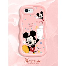 HONTINGA iPhone 6s Plus Uyumlu Kılıf Düşüme Önleyici Basitlik Anti Düşme Kamera Koruyucu Basit Pembe Yumuşak Silikon Couple Telefon Kılıfı Çizgi Film Desen K9-0268