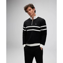 Ellesse Erkek Yarım Fermuarlı Sweat EM619-BK
