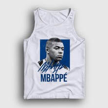 Presmono Unisex Beyaz Signature Kylian Mbappe Futbol Atlet
