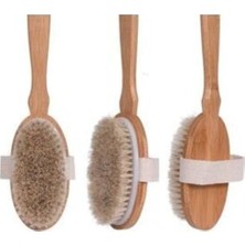 Veraura Lifestyle Organik Doğal At Kılı Banyo Fırçası