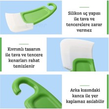 Veraura Lifestyle Silikon Uçlu Bulaşık Temizleme Kazıyıcı Spatula