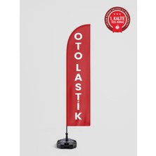 Bilsan Oto Lastik Yelken Bayrak Set - Raşel Kumaş 1. Kalite