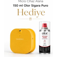 Carpex Micro Difüzör Koku Makinesi Sarı Olor Sigara Puro Hediyeli