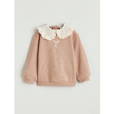 Lc Waikiki Yeni Sezon Bebe Yakalı Kız Bebek Sweatshirt