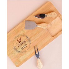 Veraura Lifestyle Bambu Peynir Kesme Sunum Tahtası