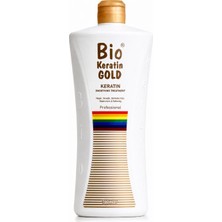Bio Keratin Gold 700 ml Brezilya Fönü Keratini Krem Tüm Saçlar İçin Düzleştirici Etkili