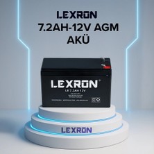 Lexron 7.2AH-12V Agm Akü