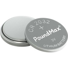 Poundmax 10 Adet CR2032,DL2032 3V Lityum Düğme Pil,airtag,araba Anahtarlık,uzak Kumandalı Araba,terazi ve Tıbbi Cihazlar ile Uyumlu