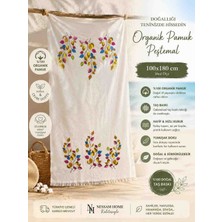 Nessam Home %100 Pamuk Taş Baskı Plaj Peştemali 100X180 cm Hızlı Kuruyan