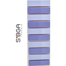 Sibga Tasarım Şeffaf Renkli Postit Post It. Kitap Ayracı Ayraç Postit Sticker Not Kağıdı 200 Yaprak