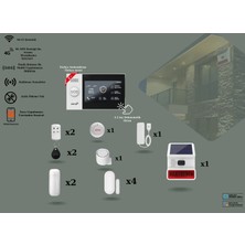 Akıllı Güvenlik Obiem Alarm Sistemleri (Güneş Enerjili Dış Sirenli)