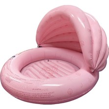 Swim Essentials Pink Shell Tastic Çocuk Gölgelikli Şişme Oyun ve Yüzme Havuzu 100CM
