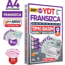 2025 Yks Ydt (Yabancı Dil Testi) Fransızca Ösym Çıkmış Soru Tıpkı Basım Deneme Paketi 7li Türkiye G.