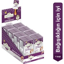 Apitera Mur Doğal Bal, C Vitamini, Kara Mürver, Yeşil Çay ve Propolis Içeren Takviye Edici 56LI Saşe