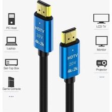 Fully 25 METRE 4K ULTRA HD 2.0V ALÜMİNYUM BAŞLIK ALTIN UÇLU HDMİ KABLO