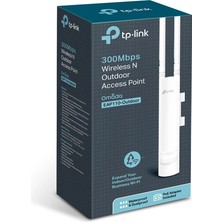 Omada Tp-Lınk EAP110 1port Poe 300MBPS Outdoor Access Poınt
