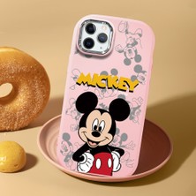 HONTINGA iPhone 11 Pro Max ile Uyumlu Kılıf Kamera Korumalı Düşüme Önleyici Kamera Koruyucu Pembe Yumuşak Silikon Couple Telefon Kılıfı Karikatür Desenli K4-0448